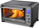 TOSHIBA AC25CEW-BS Large 6-Slice Convection Toaster Oven Countertop, 10-In-One with Toast, Pizza and Rotisseri