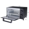 Mainstays 4 Slice Toaster Oven with 3 Setting, Baking Rack and Pan, Black, New