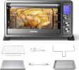 TOSHIBA AC25CEW-BS Large 6-Slice Convection Toaster Oven Countertop, 10-In-One with Toast, Pizza and Rotisseri