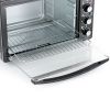 Better Chef Chef Central XL Toaster Oven and Broiler with Dual Solid Element Burners in Black