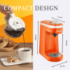 CHULUX Coffee Maker Single-Serve Coffee Machine for Capsule,Orange