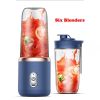 Portable Electric Juicer 400ml Lemon Orange Fruit Squeezer Multifunction Mixer Fruit Smoothie Blender Household Appliances